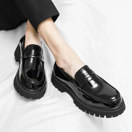 Mężczyźni | Premium Loafers Marconi | Wysoka Podeszwa | Styl Biznesowy i Casual