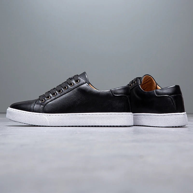 Enzo | Męskie sneakersy ze skóry