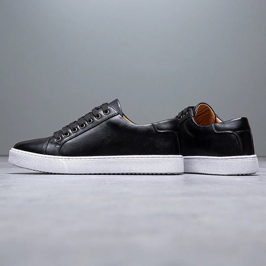 Enzo | Męskie sneakersy ze skóry