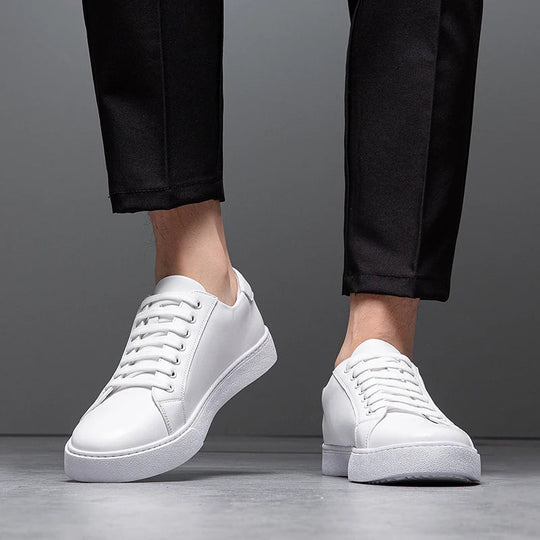 Enzo | Męskie sneakersy ze skóry