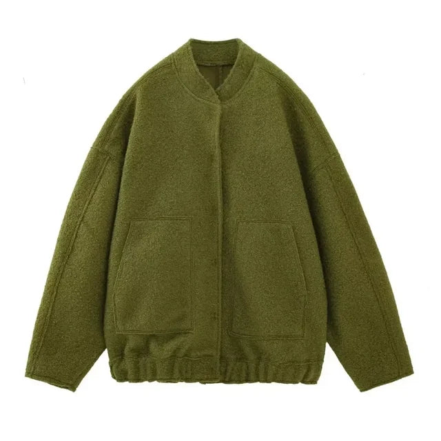Kobieta | Sweter Oversize Cozzina | Grube Dzierganie | Styl Casual i Przytulny