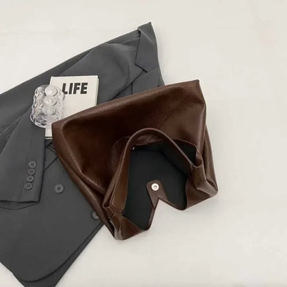 Torba shopper damska | skórzana, na laptopa