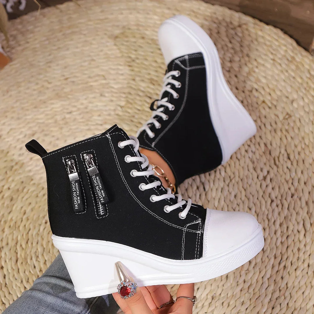 Ventra | Eleganckie damskie buty na koturnie - Casual Comfort, Buty na platformie