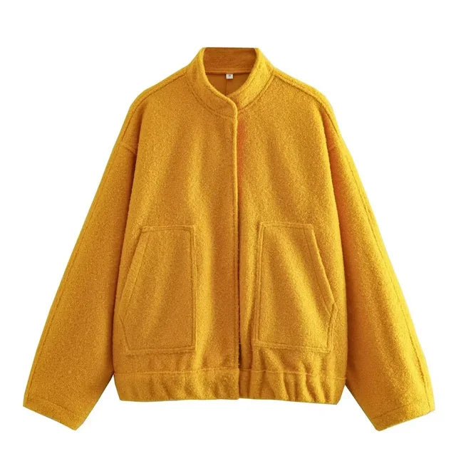 Kobieta | Sweter Oversize Cozzina | Grube Dzierganie | Styl Casual i Przytulny