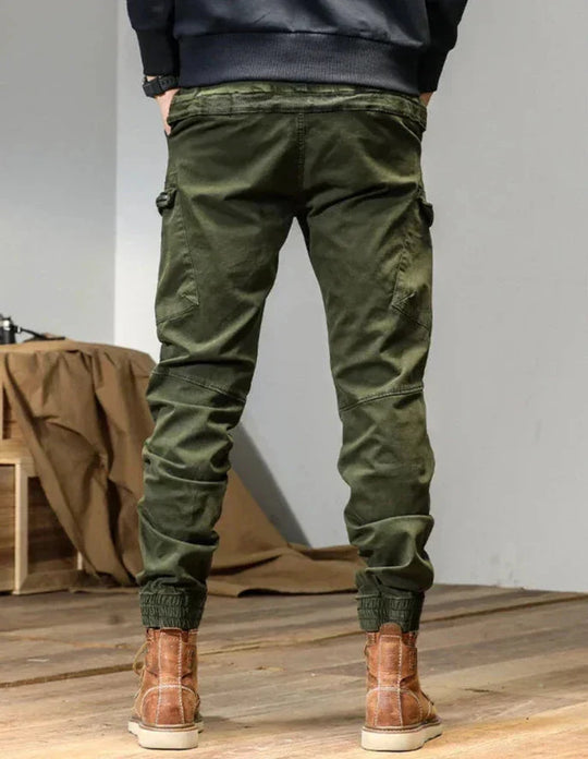 Męskie Spodnie Cargo Jogger z Elastycznym Pasem | Luźny Krój i Wielokieszeniowy Design | Na Miasto, Podróże i Outdoor