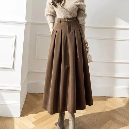 Damska Spódnica Ołówkowa o Prostym Kroju | Elegancki Design | Do Biura i Na Co Dzień | Uniwersalna Stylizacja