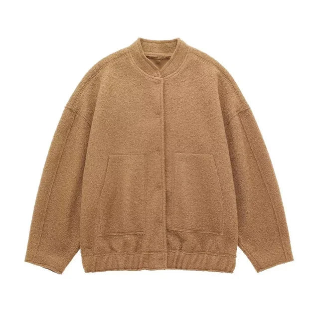 Kobieta | Sweter Oversize Cozzina | Grube Dzierganie | Styl Casual i Przytulny