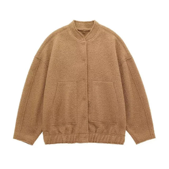 Kobieta | Sweter Oversize Cozzina | Grube Dzierganie | Styl Casual i Przytulny
