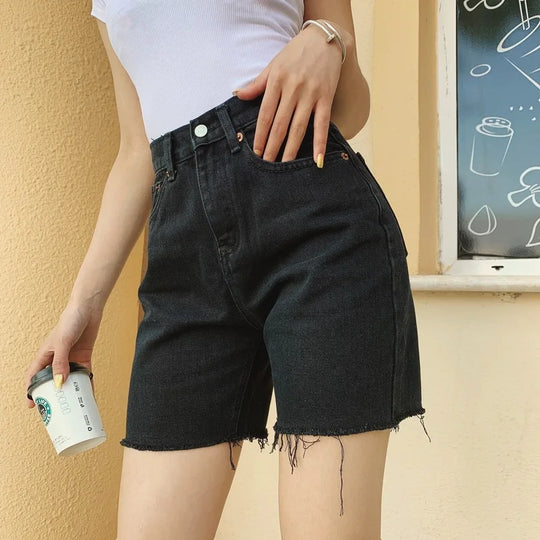 Damskie Luźne Spodenki Casual | Komfortowy Krój | Uniwersalne na Co Dzień | Całoroczny Styl