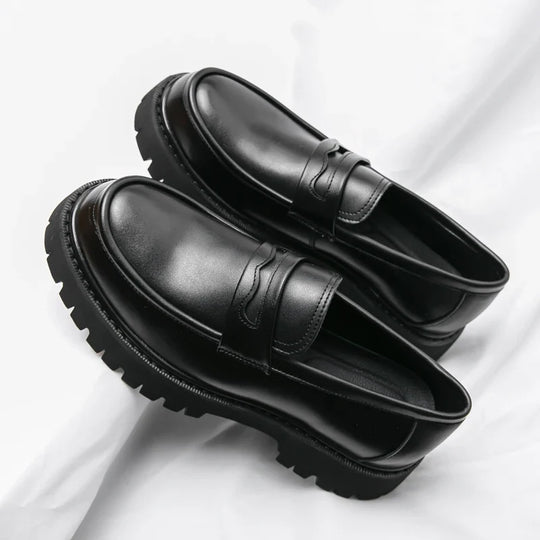 Mężczyźni | Premium Loafers Marconi | Wysoka Podeszwa | Styl Biznesowy i Casual