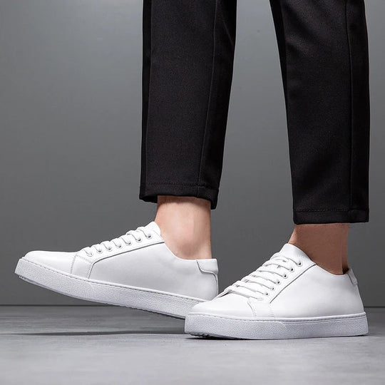 Enzo | Męskie sneakersy ze skóry