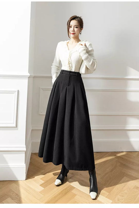 Damska Spódnica Ołówkowa o Prostym Kroju | Elegancki Design | Do Biura i Na Co Dzień | Uniwersalna Stylizacja