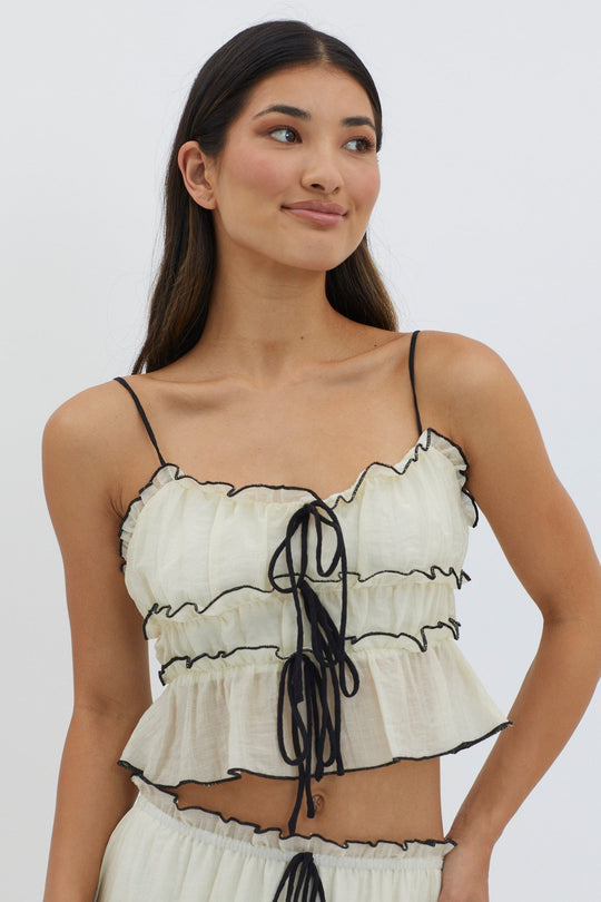 Roxy | Dwuczęściowy zestaw letni | Crop top & maxi spódnica | Boho | Lekki i komfortowy