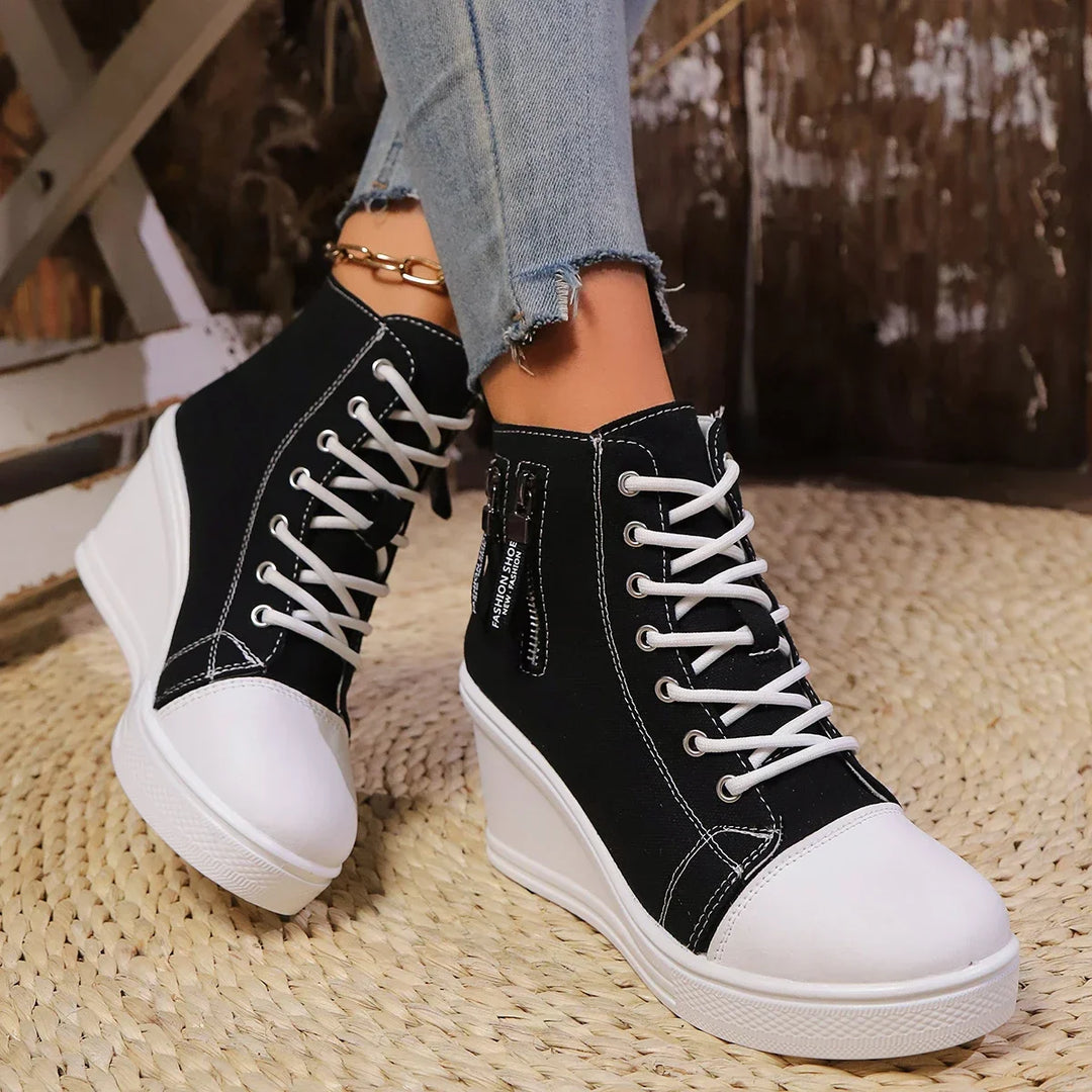Ventra | Eleganckie damskie buty na koturnie - Casual Comfort, Buty na platformie