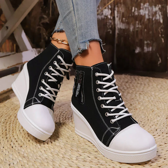 Ventra | Eleganckie damskie buty na koturnie - Casual Comfort, Buty na platformie