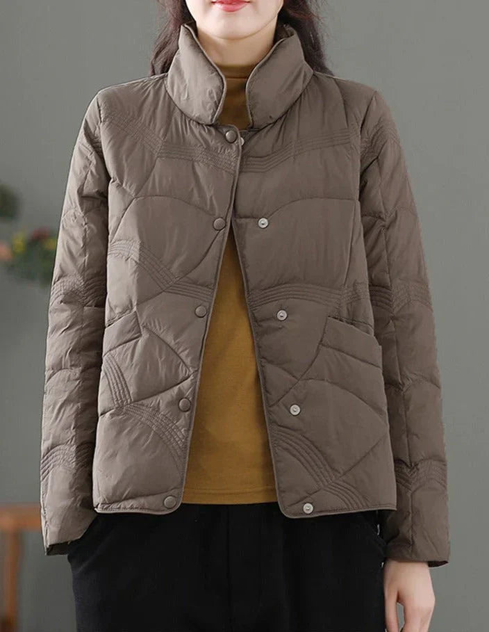 Kobieta | Kurtka Damska Lindy | Elegancka i Wygodna | Styl i Komfort na Każdą Okazję