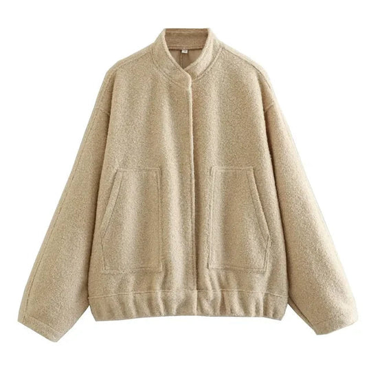 Kobieta | Sweter Oversize Cozzina | Grube Dzierganie | Styl Casual i Przytulny