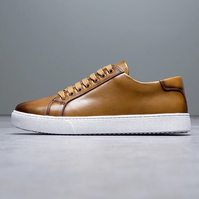 Enzo | Męskie sneakersy ze skóry