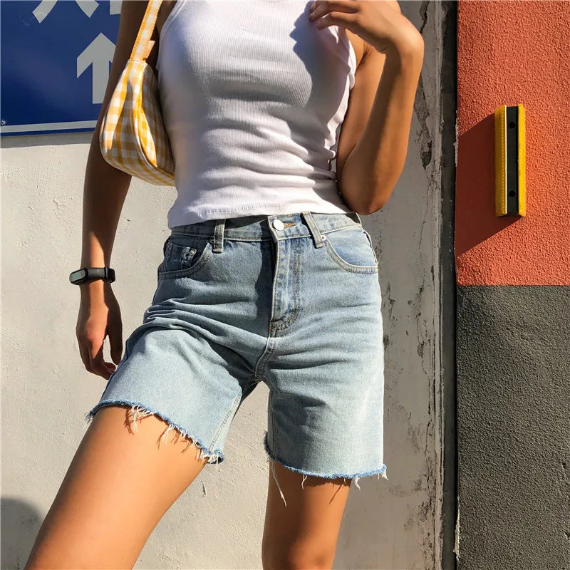 Damskie Luźne Spodenki Casual | Komfortowy Krój | Uniwersalne na Co Dzień | Całoroczny Styl