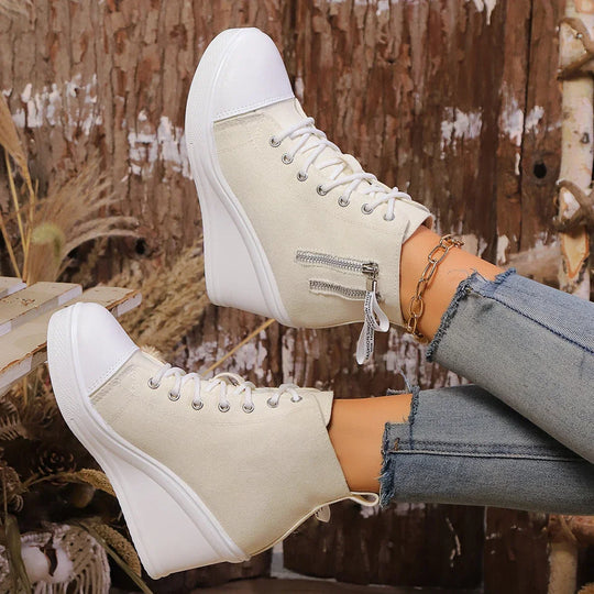 Ventra | Eleganckie damskie buty na koturnie - Casual Comfort, Buty na platformie