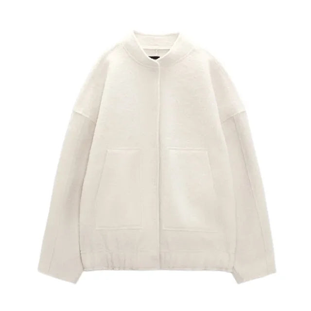 Kobieta | Sweter Oversize Cozzina | Grube Dzierganie | Styl Casual i Przytulny