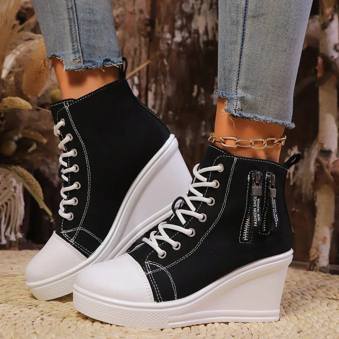 Ventra | Eleganckie damskie buty na koturnie - Casual Comfort, Buty na platformie