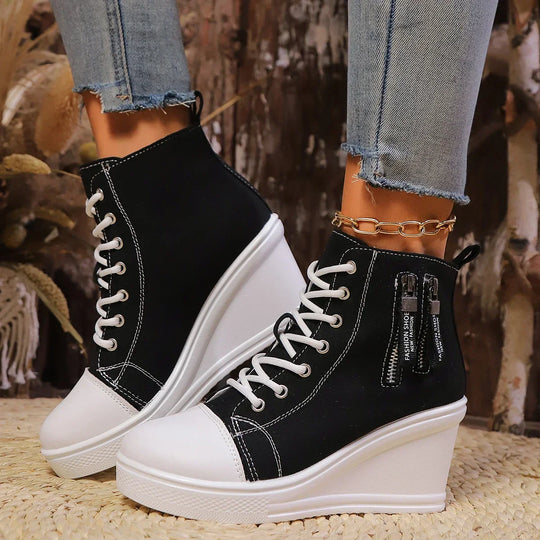 Ventra | Eleganckie damskie buty na koturnie - Casual Comfort, Buty na platformie
