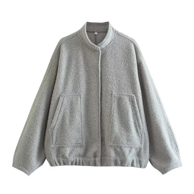 Kobieta | Sweter Oversize Cozzina | Grube Dzierganie | Styl Casual i Przytulny