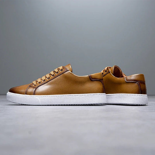 Enzo | Męskie sneakersy ze skóry