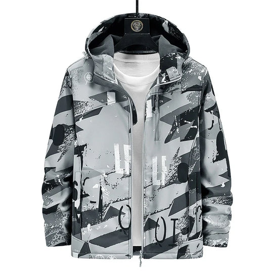 Kurtka unisex | softshell, polar, regulowany kaptur