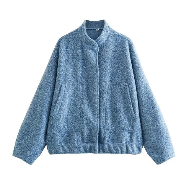 Kobieta | Sweter Oversize Cozzina | Grube Dzierganie | Styl Casual i Przytulny