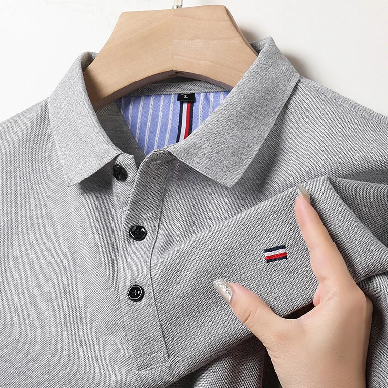 Męskie Polo z Krótkim Rękawem | Dopasowany Krój Slim Fit | Kołnierzyk z Guzikami | Na Co Dzień i Smart Casual