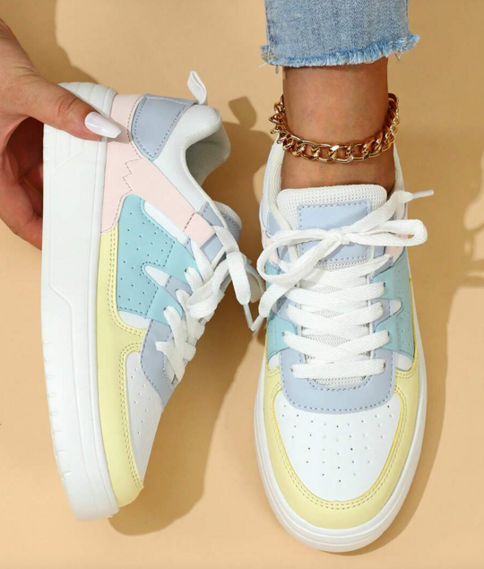 Lunette | Klasyczne damskie sneakersy - Lekka casualowa obuwie sportowe