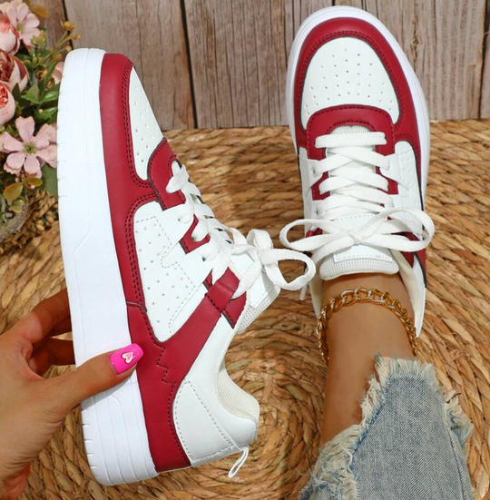Lunette | Klasyczne damskie sneakersy - Lekka casualowa obuwie sportowe