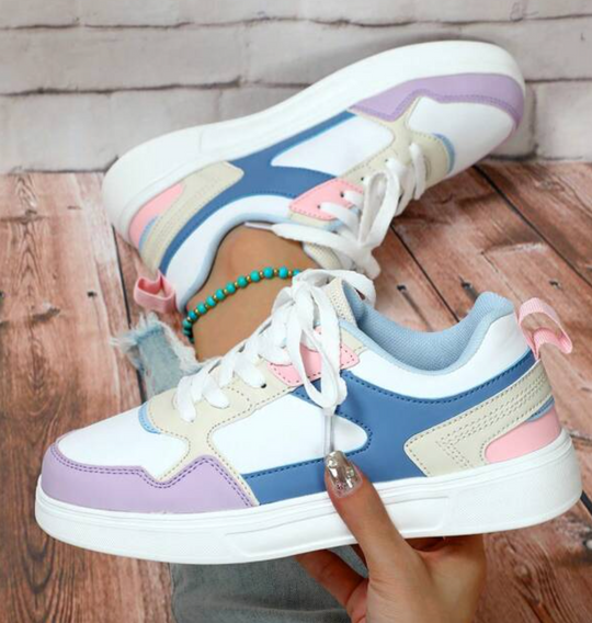 Lunette | Klasyczne damskie sneakersy - Lekka casualowa obuwie sportowe