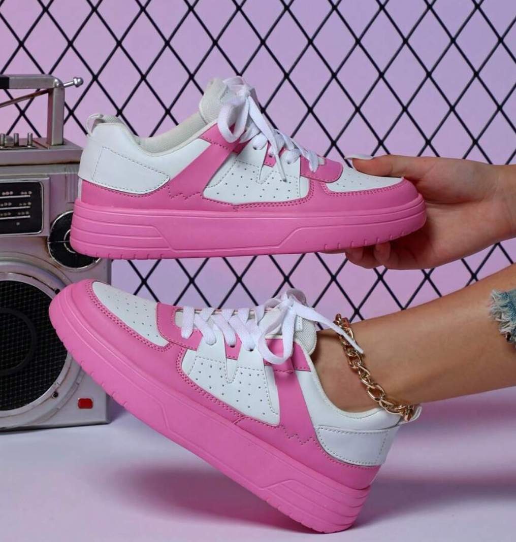 Lunette | Klasyczne damskie sneakersy - Lekka casualowa obuwie sportowe