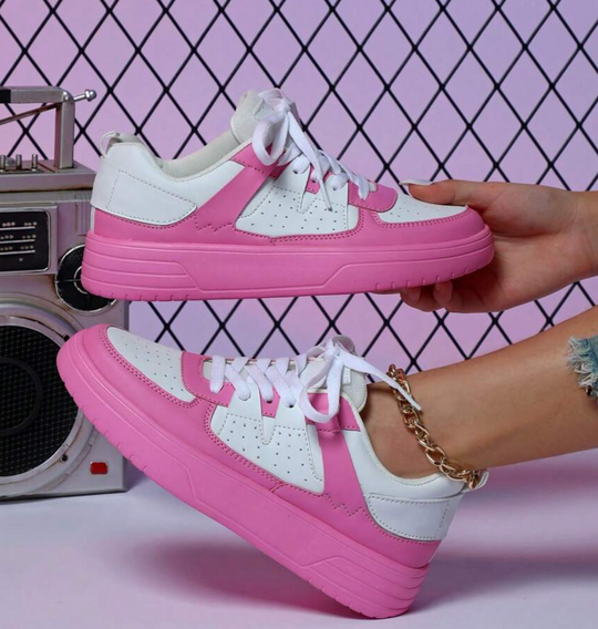 Lunette | Klasyczne damskie sneakersy - Lekka casualowa obuwie sportowe