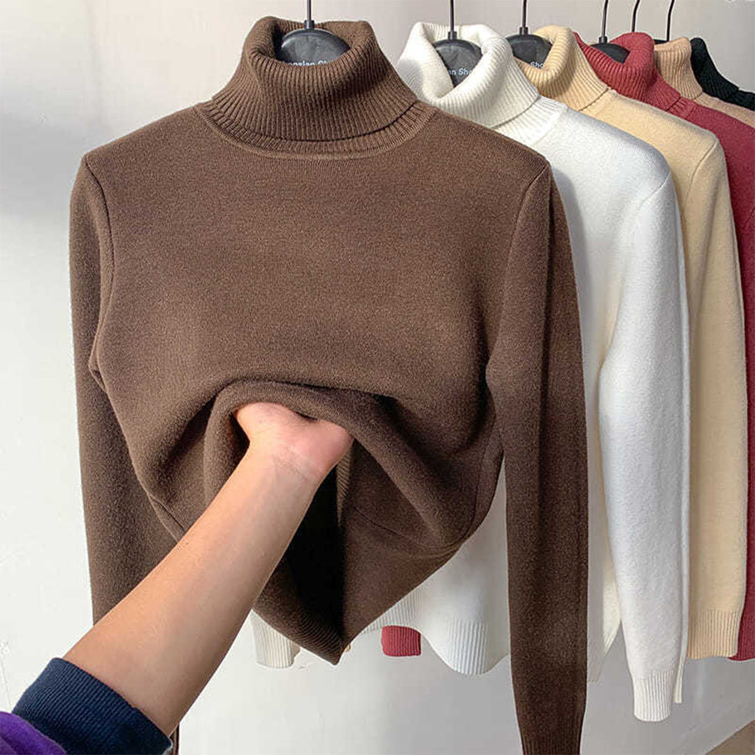 Sweter damski | nadruk, dopasowany krój