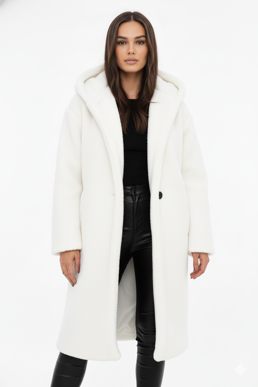 Kurtka damska | teddy, oversize