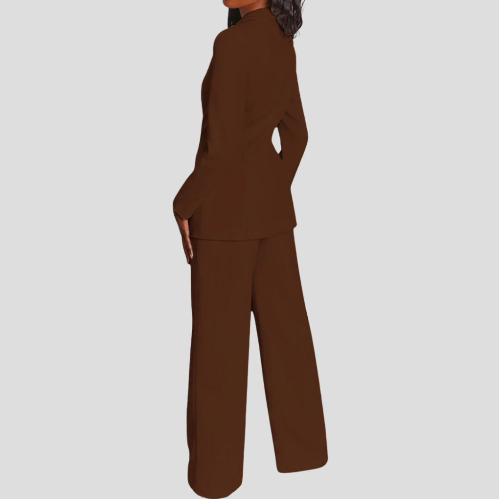 Elegancki Zestaw Damski z Żakietem i Spodniami – Komfort i Styl na Każdą Okazję