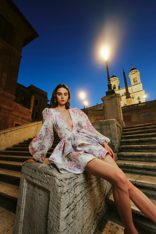 Sofie | Sukienka letnia | Rękawy balonowe | Krój A | Elegancka | Lekka i wygodna