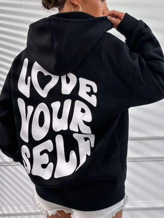 Kobieta | Casual Hoodie | Luźny Krój | Praktyczna Kieszeń | Wygodny Styl Codzienny