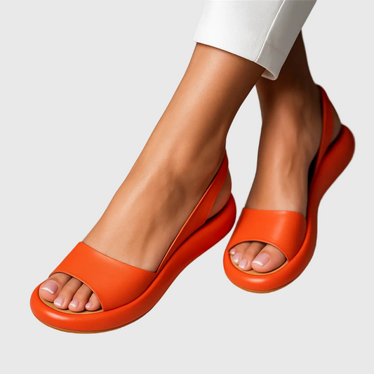 Sandały damskie | platforma bubble, slingback