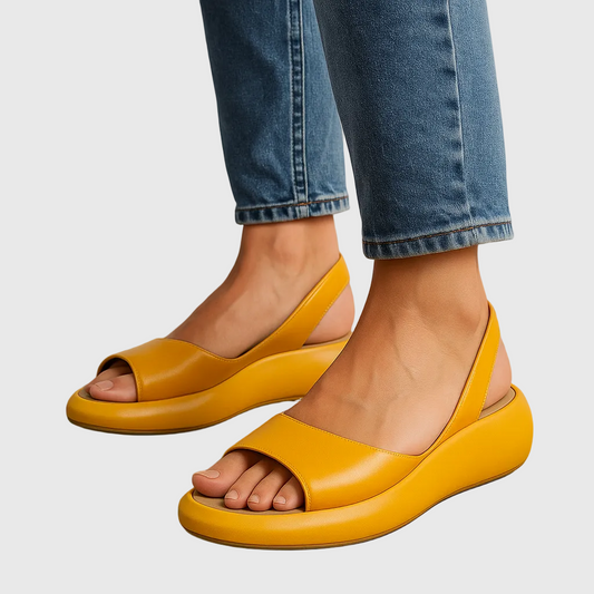 Sandały damskie | platforma bubble, slingback