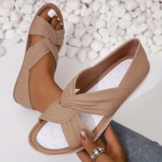 SoleKnots | Kobiece Sandały z Węzłem, Wygodne i Stylowe Letnie Klapki