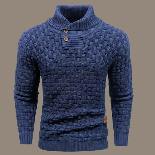 Sweter z Zapięciem na Guziki dla Mężczyzn | Idealny na Co Dzień