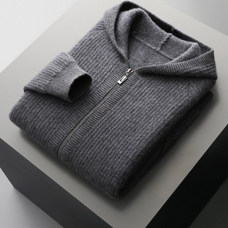 Reiner | Hoodie z wełny merino