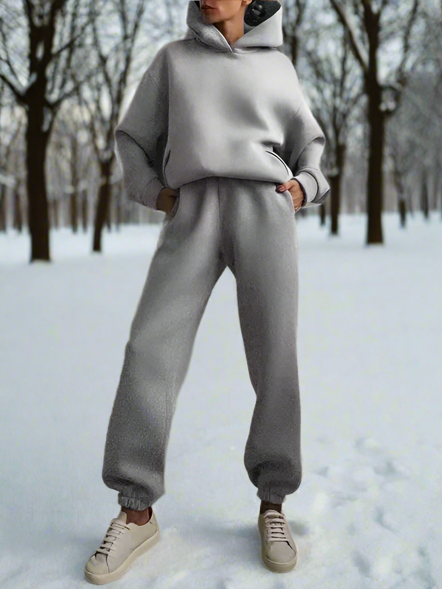 Cozy | Dres Damski z Kapturem i Spodniami Dresowymi | Komfortowy, Casual Look