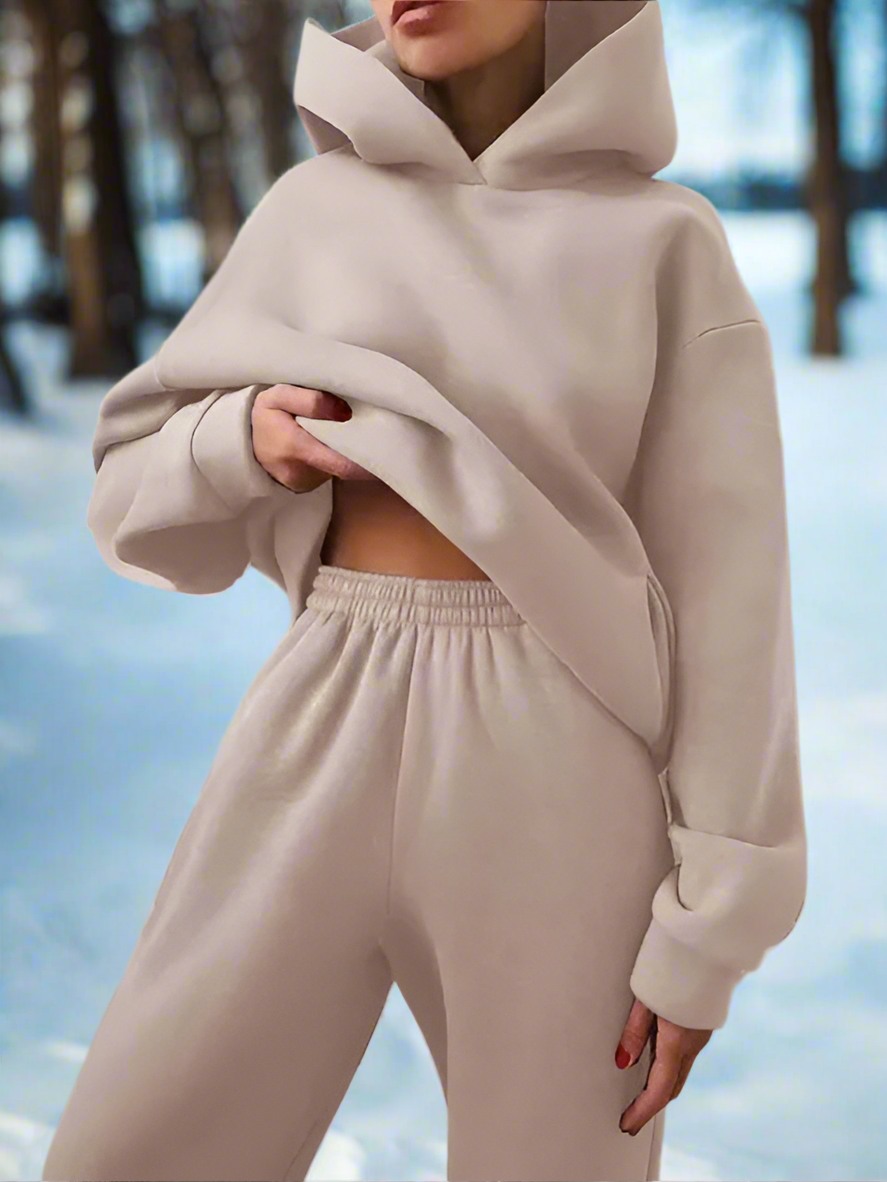 Cozy | Dres Damski z Kapturem i Spodniami Dresowymi | Komfortowy, Casual Look