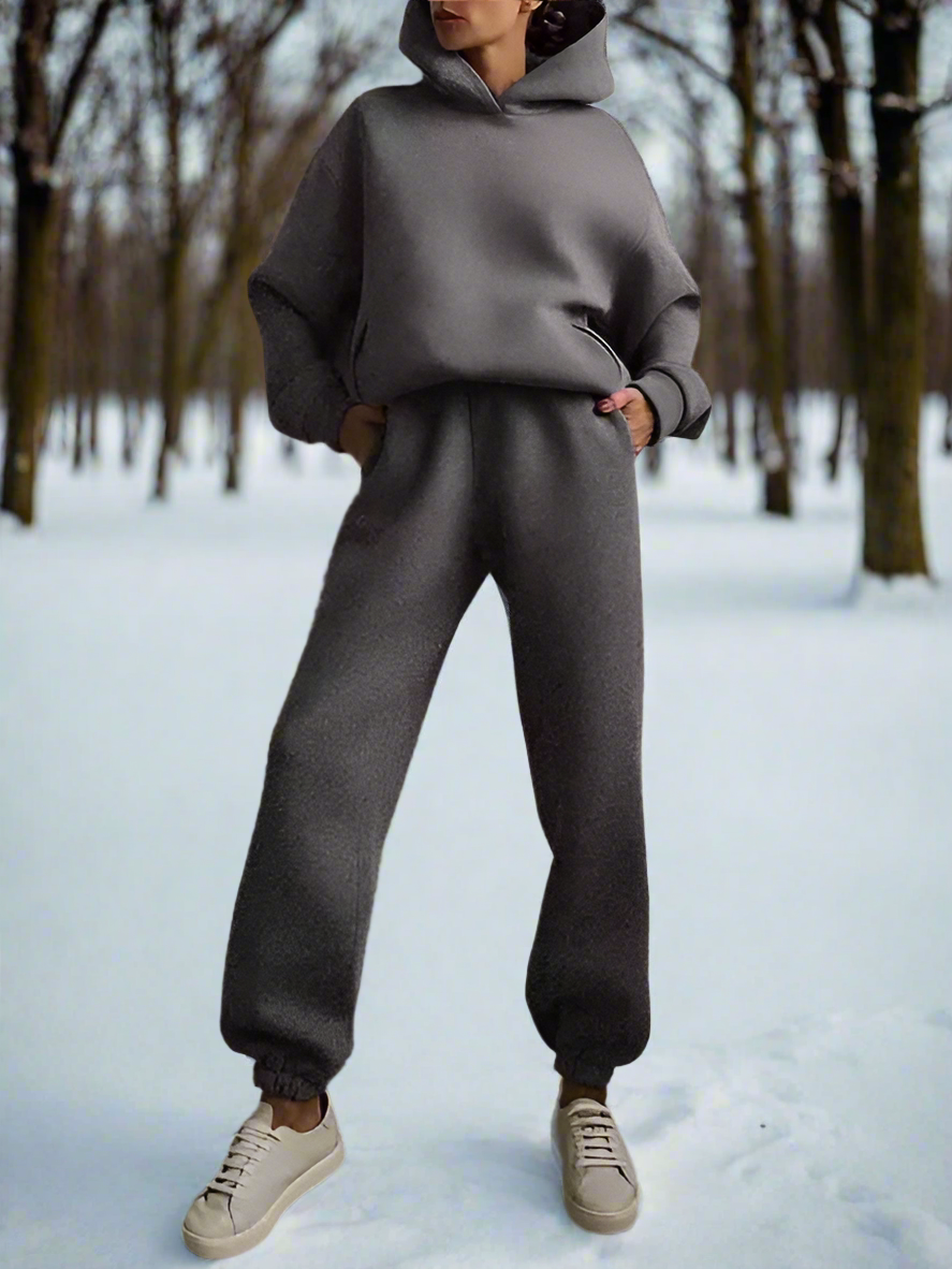 Cozy | Dres Damski z Kapturem i Spodniami Dresowymi | Komfortowy, Casual Look